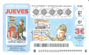 Lotería Nacional Jueves (3€) 29/01/2026