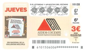 Lotería Nacional Jueves (3€) 18/12/2025