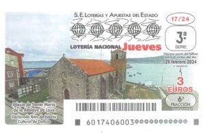 Lotería Nacional Jueves (3€) 29/02/2024