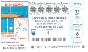 Lotería Nacional Sábado (6€) 16/03/2024