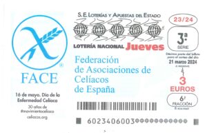 Lotería Nacional Jueves (3€) 21/03/2024