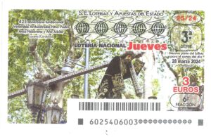 Lotería Nacional Jueves (3€) 28/03/2024