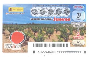 Lotería Nacional Jueves (3€) 04/04/2024