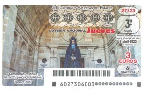 Lotería Nacional Jueves (3€) 06/04/2023
