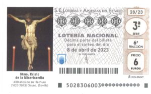 Lotería Nacional Sábado (6€) 08/04/2023