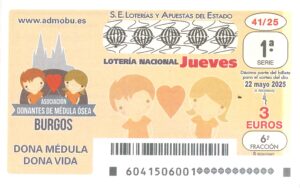 Lotería Nacional Jueves (3€) 22/05/2025