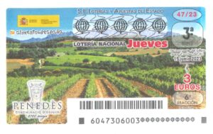 Lotería Nacional Jueves (3€) 15/06/2023
