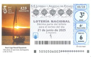 Lotería Nacional Sábado (6€) 21/06/2025