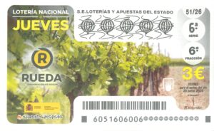 Lotería Nacional Jueves (3€) 25/06/2026