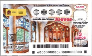 Lotería Nacional Jueves (3€) 15/07/2021