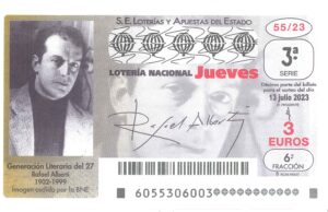Lotería Nacional Jueves (3€) 13/07/2023