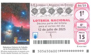 Lotería Nacional Sábado (15€) 12/07/2025