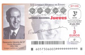 Lotería Nacional Jueves (3€) 20/07/2023