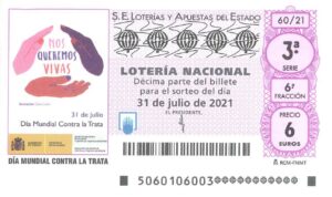 Lotería Nacional Sábado (6€) 31/07/2021