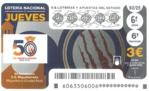Lotería Nacional Jueves (3€) 07/08/2025