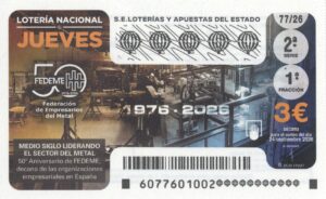 Lotería Nacional Jueves (3€) 24/09/2026