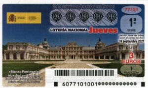 Lotería Nacional Jueves (3€) 30/09/2021