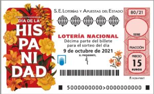 Lotería Nacional Sábado (15€) 09/10/2021