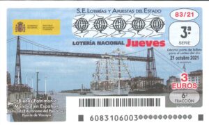 Lotería Nacional Jueves (3€) 21/10/2021