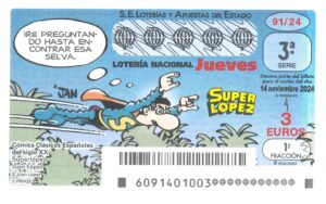 Lotería Nacional Jueves (3€) 14/11/2024