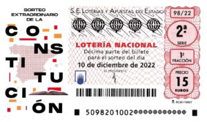 Lotería Nacional Sábado (15€) 10/12/2022