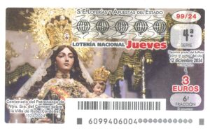 Lotería Nacional Jueves (3€) 12/12/2024