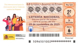 Lotería Nacional Sábado (6€) 29/11/2025